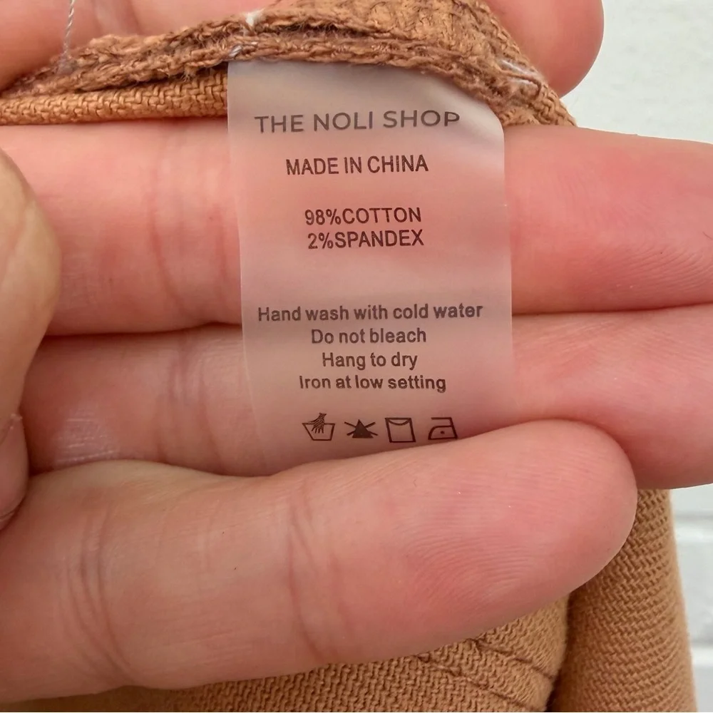 ❌SOLD❌ The Noli Shop ARIA COATED FLARE JEANS in MOCHA, SZ 31 (12) MSRP $178 - Picture 10 of 10